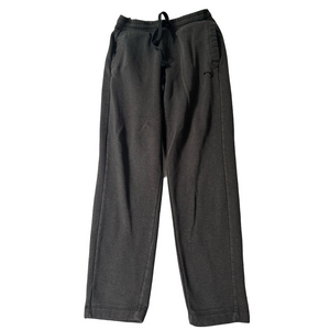 Puma Dark Grey Drawstring Waist Straight Leg Sweatpants Athletic Men Medium